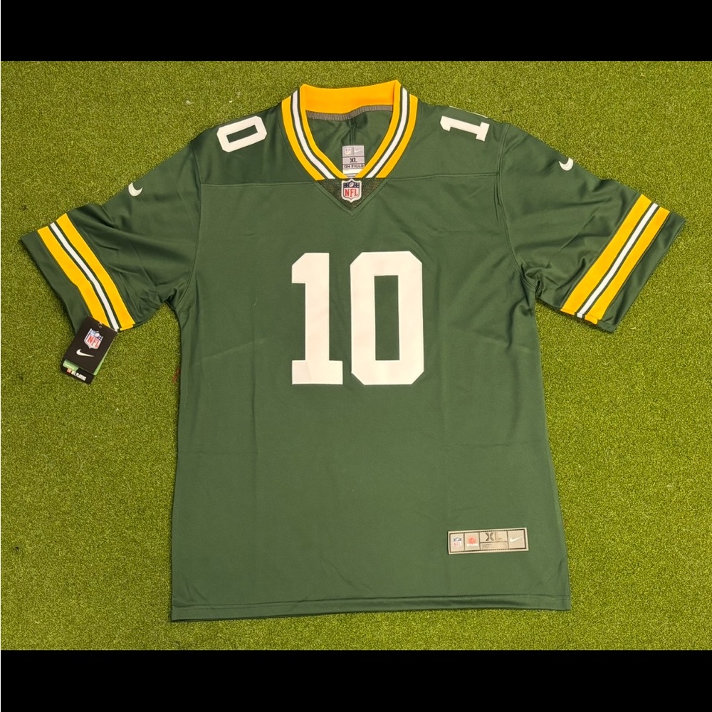 Green Bay Packers Jordan Love Home Jersey #10 Size XL